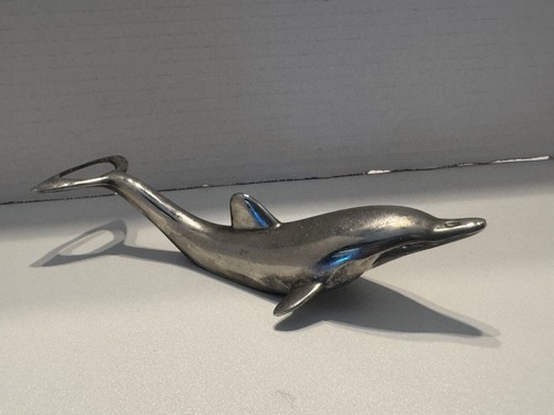 Vintage silver plated dolphin - vintage,
